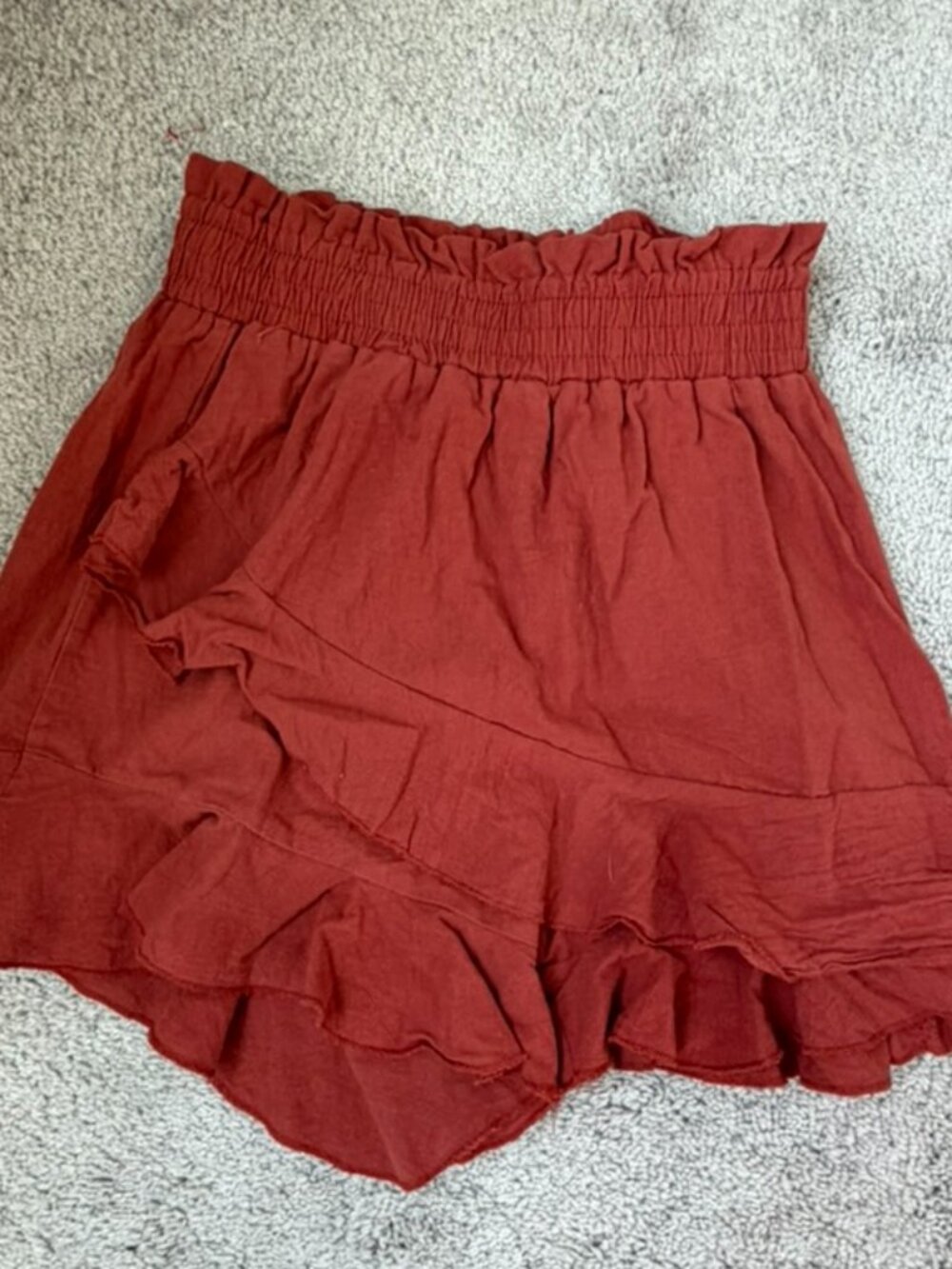 Rust color skort from Amazon - Picture 2 of 4